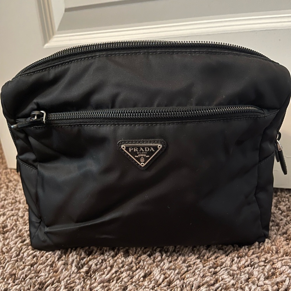 Prada cosmetics/toiletry bag